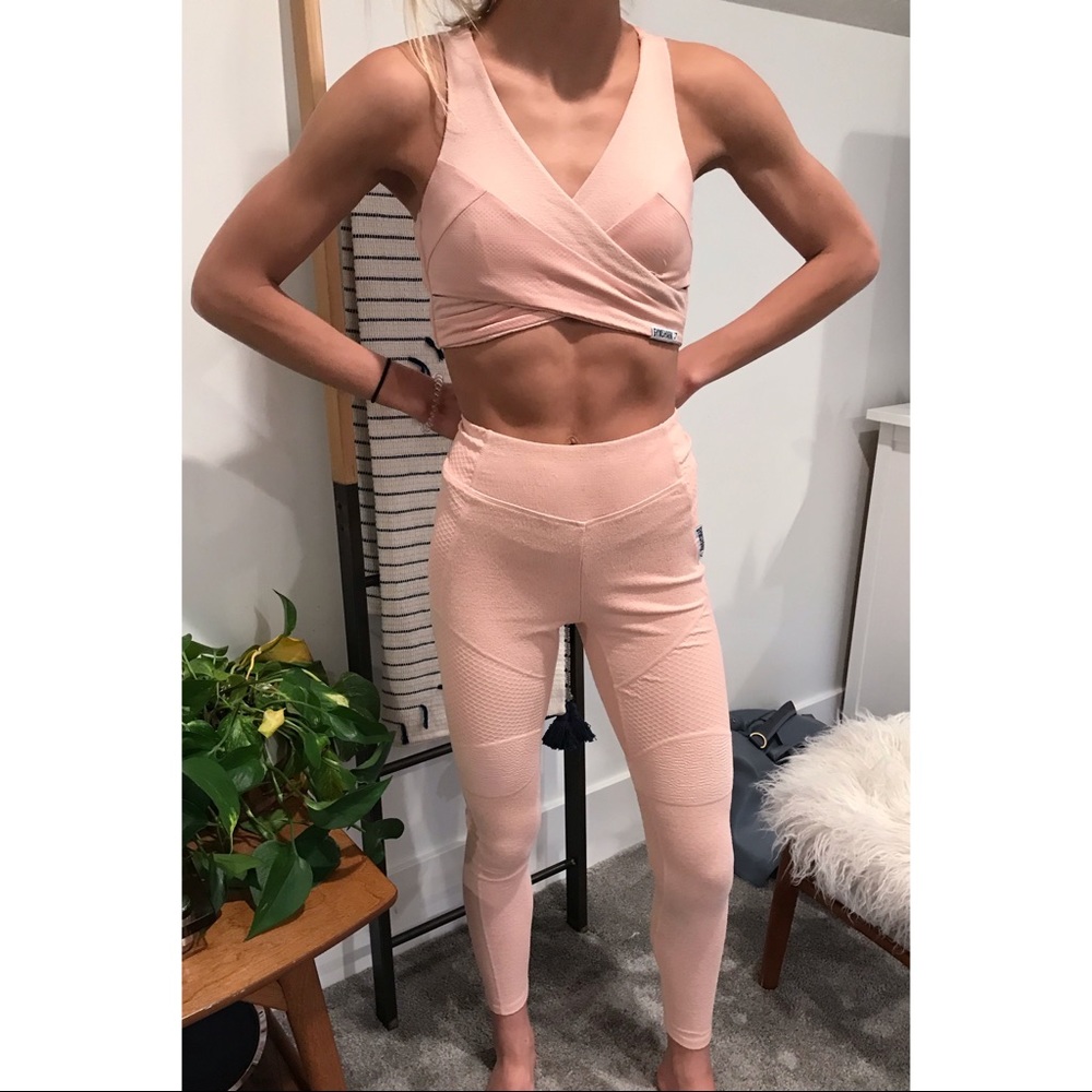 Leggings and bra top